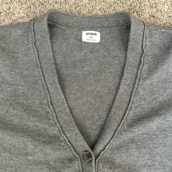Cotton On Gray Women's Cardigan Sweater - Picture 3 of 11